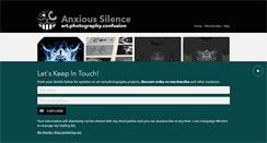 Desktop Screenshot of anxioussilence.co.uk
